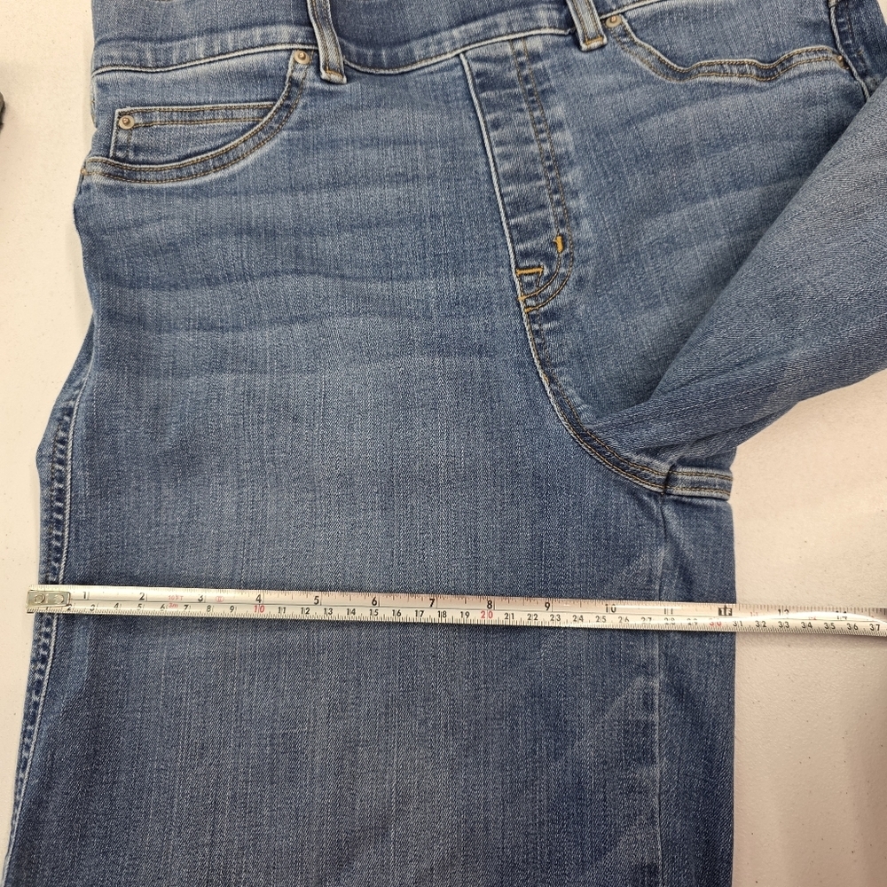 SPANX Seamed Front Wide Leg Jean in Vintage Indigo - Picture 13 of 13